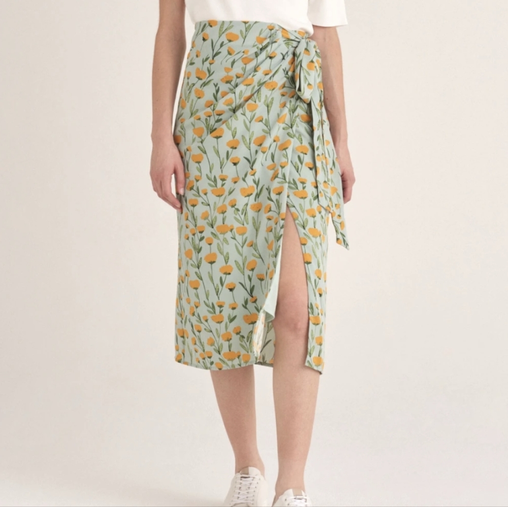 Praise wrap skirt